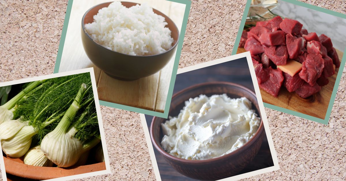 Kochen für alte Hunde - Rezepte mit Gulasch, Reis und Fenchel