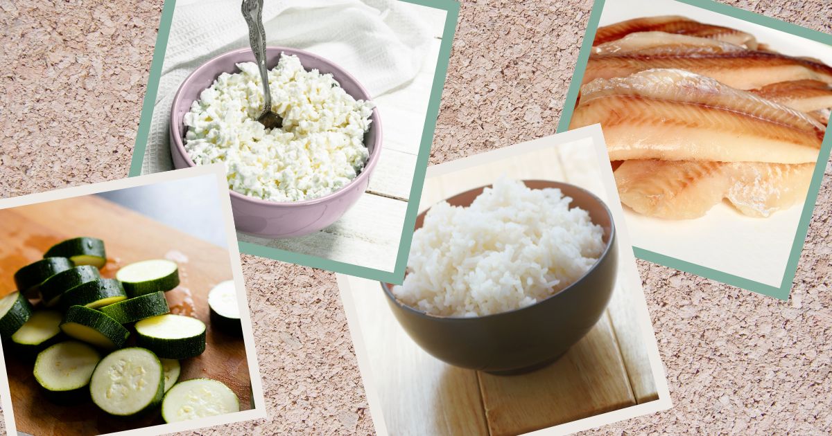 Kochen für alte Hunde - Rezepte mit Seelachs, Zucchini, Reis, Hüttenkäse.